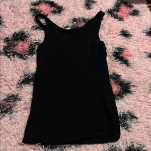 H&M Black Fitted Tank Top